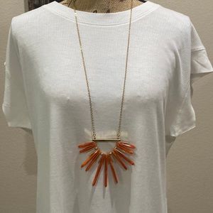 Marble stone necklace